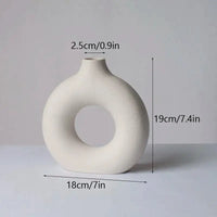 Round Ceramic Vase