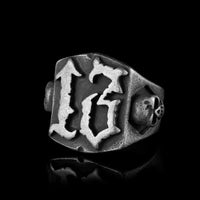 Calvarium Skull Ring – 316L Stainless Steel Gothic Statement Piece