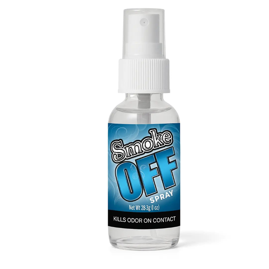 Smoke Off Spray Fast-Acting Non-Toxic Smoke Odor Eliminator – Instantly Freshens Air and Fabric, 1oz Bottle - Aloha Imports 
