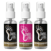 Sweet Feet Spray Shoe Deodorizer – Destroys Shoe Odor Instantly, x3 1 oz Bottle