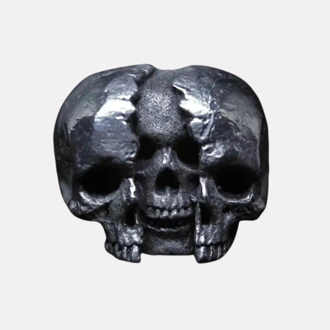 Calvarium Skull Ring – 316L Stainless Steel Gothic Statement Piece