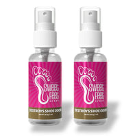 Sweet Feet Spray Sweet Cherry Plum Shoe Deodorizer – Destroys Shoe Odor Instantly, x2 1 oz Bottle - Aloha Imports 