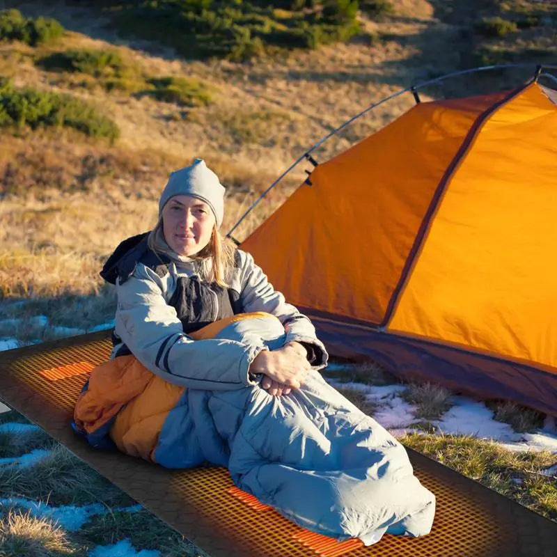 Close-up of Heating Element on USB Warming Camping Mat | Aloha Imports