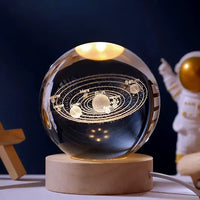 Astrological Engraved Crystal Night Light Sphere: Your Personal Cosmos Unleashed