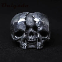 Calvarium Skull Ring – 316L Stainless Steel Gothic Statement Piece