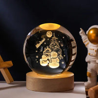 Astrological Engraved Crystal Night Light Sphere: Your Personal Cosmos Unleashed