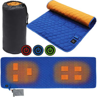 USB Heated Sleeping Mat with Quilted Top and Temperature Control | Aloha Imports