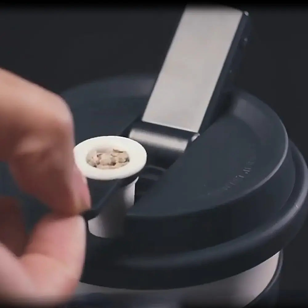 Biodegradable Tobacco Bowl Filter Mug with Lid - Because Trees Need Love Too