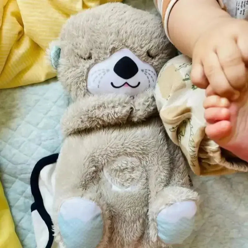 Interactive Otter Plush Toy with Calming Sound and Light | Aloha Imports