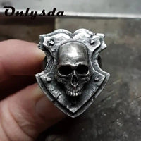 Calvarium Skull Ring – 316L Stainless Steel Gothic Statement Piece