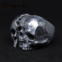 Calvarium Skull Ring – 316L Stainless Steel Gothic Statement Piece